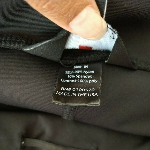 WeLoveFine Dota 2 Black Leggings Women Size M Zippered Pockets Gaming - Picture 6 of 8